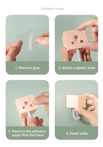 Gancho Para Llaves De Animales De Dibujos Animados, Gancho