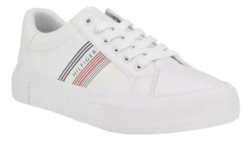Tenis Tommy Caballero Andrei Casuales Sneakers Zapato Blanco