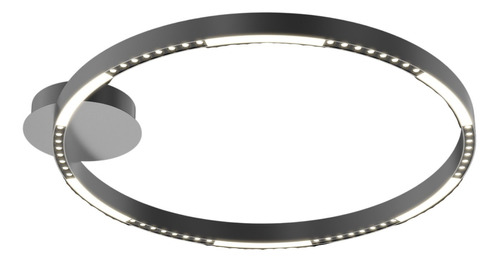 Lampara Spot Plafon Led Anillo Negro Multiluz Dimm Chiaro