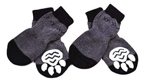 Anti-slip Dog Socks Traction Control For Indoor Wear, P...