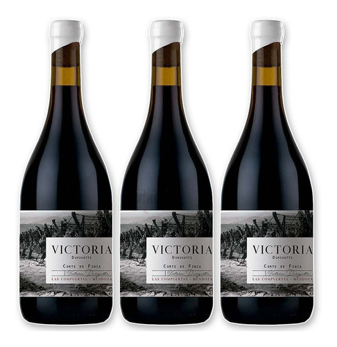 Vino Victoria Durigutti Blend De Tintas Pack X3 Unidades 