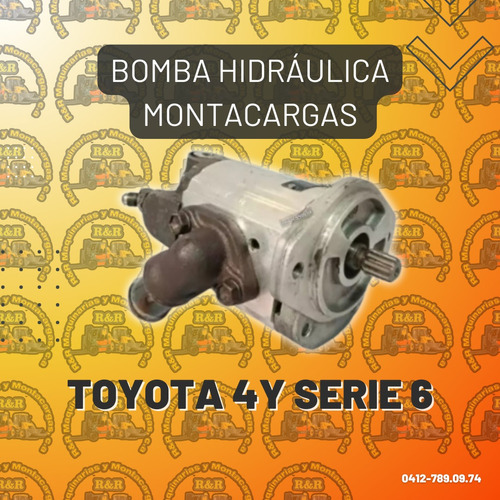 Bomba Hidráulica Montacargas Toyota 4y Serie 6