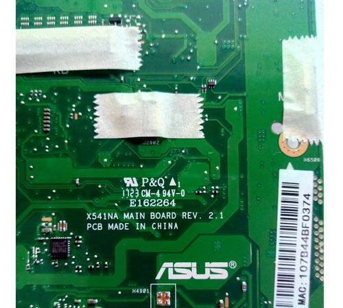 Placa Asus X541na Mb_4gb/n3350/as (90nb0e80-r00020)