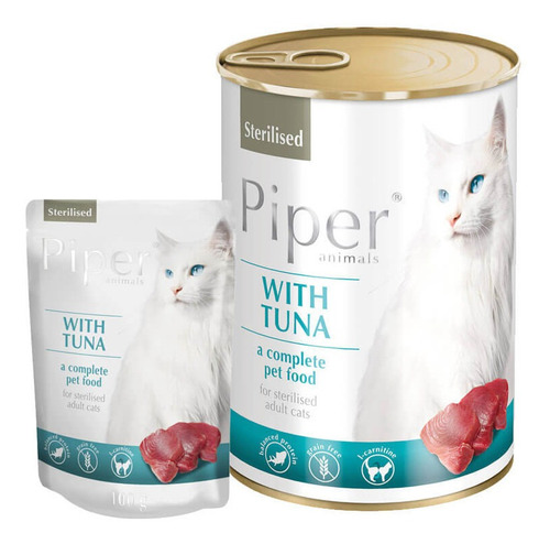 Saché Piper Gato Atún 100 Gr