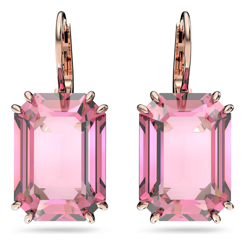 Pendientes Swaro Millenia, Cristal De Talla Octogonal,