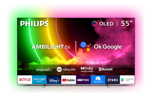 Android Tv Oled 4k Uhd 55oled706 Philips Ambilight
