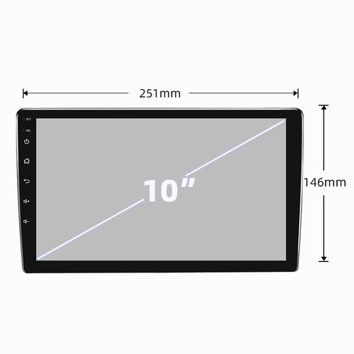 Imagen 7 de 9 de Estéreo Para Auto Con Wifi Gps Android 9.1 Y Vidrio Templado