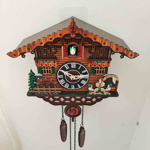 Reloj De Cuco Q, Tradicional, Chalet, Bosque, Casa, Casa, Ha