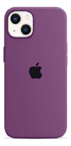 Capa Capinha Compatível Para Iphone 14 Silicone Premium Roxo