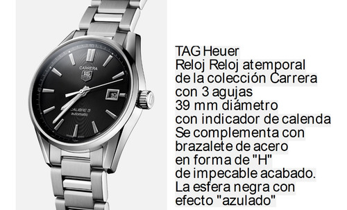 Reloj Tag Heuer Carrera Calibre5 Incepcion Cobb Dicaprio (Usado)