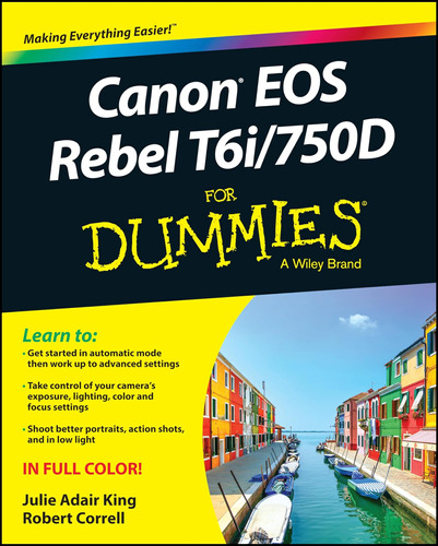 Libro: Canon Eos Rebel T6i 750d For Dummies