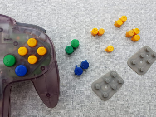 Botón B Para Joystick De Nintendo 64 (Usado)