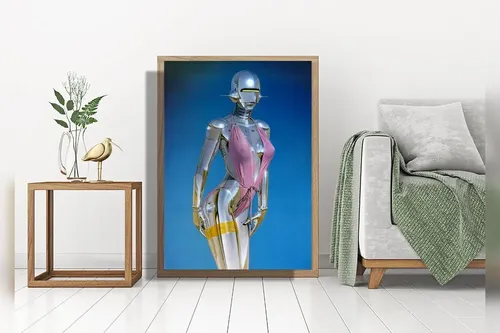Pôster Robô Erótico Hajime Sorayama, Pintura Decorativa