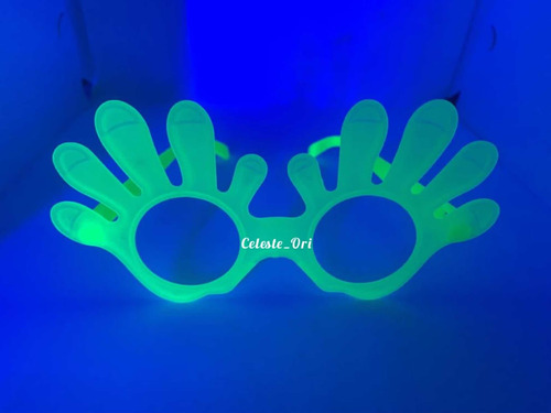 Imagen 2 de 7 de Lentes Fluor Anteojo Diseños 6 Unidades Fiesta Cotillón Neón