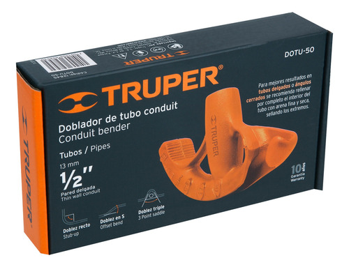 Doblador De Tubo Conduit Truper 1/2