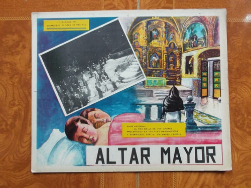 Antiguo Lobby Card Cartel De Cine De Altar Mayor! #6