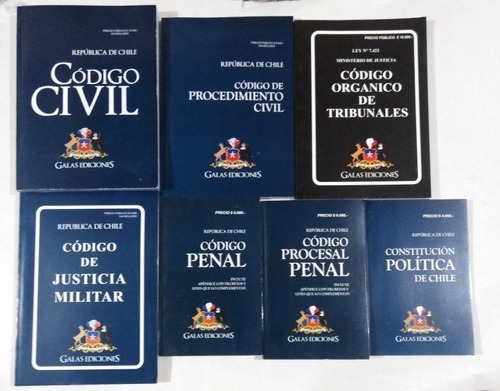 Pack 7 Textos De Leyes