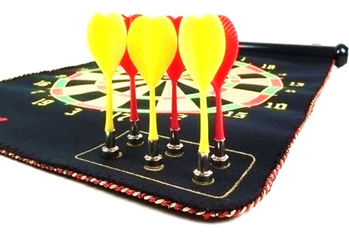 Set Dardos Magneticos Grande Paño 40 X 50 Cm Mundo Cla Fdm17