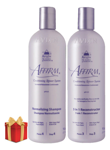 Avlon Affirm Shampoo Normalizing + 5 In 1 Reconstrutor 950ml