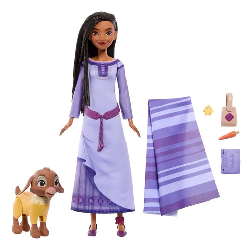 Mattel Disney Wish - Pack Aventuras De Asha De Rosas - Hpx25
