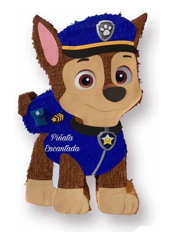 Piñata Paw Patrol Chase Decoración Fiesta Infantil