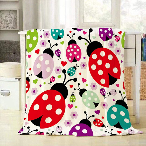 Mugod Ladybug Manta Sin Costuras Para Niños Lady Bug Lunares