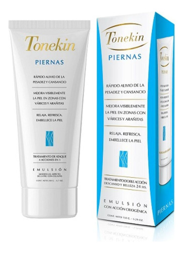 Tonekin Emulsión Crema Piernas Doble Acción | Refresca 150g