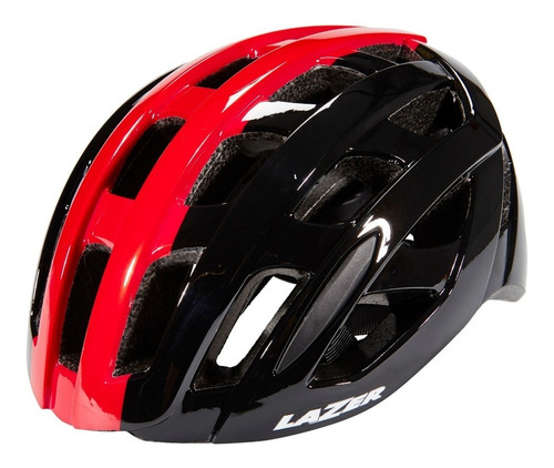 Capacete Ciclismo Lazer Tonic Cor Preto Vermelho - Original