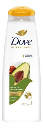 Shampoo Dove Nutritive Secrets Ritual de Fortalecimiento Palta en botella de 400mL por 1 unidad