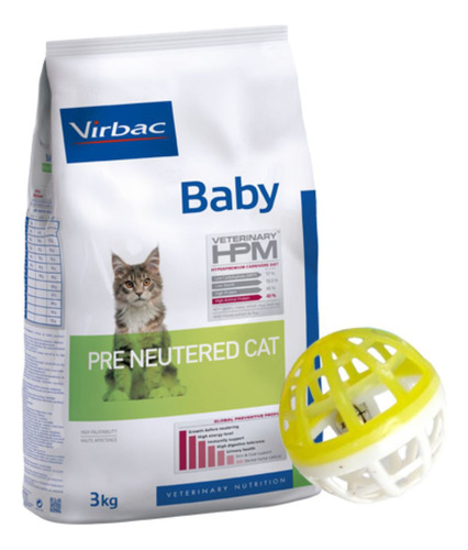 Virbac Hpm Gato Cachorro Cat Baby 3 Kg + Regalo