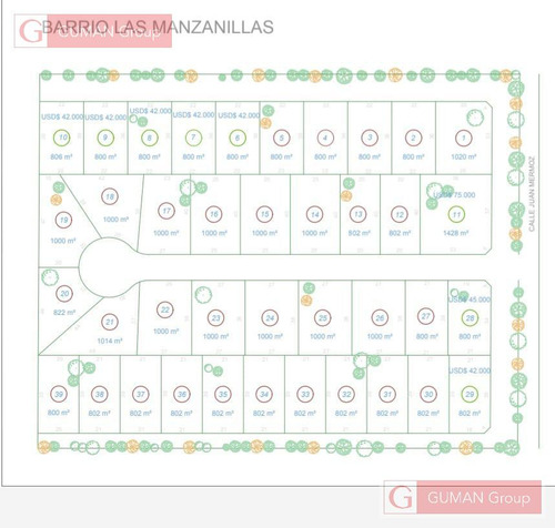 Ultimo Lote De 1400 M2 -escobar- Barrio Semi Cerrado Las Manzanillas
