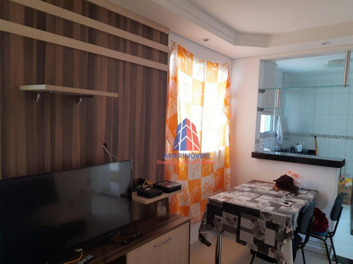 Apartamento Com 2 Dormitórios À Venda, 47 M² Por R$ 200 - Residencial Parque Asteca - Loteamento Industrial Machadinho - Americana/sp - Ap1093