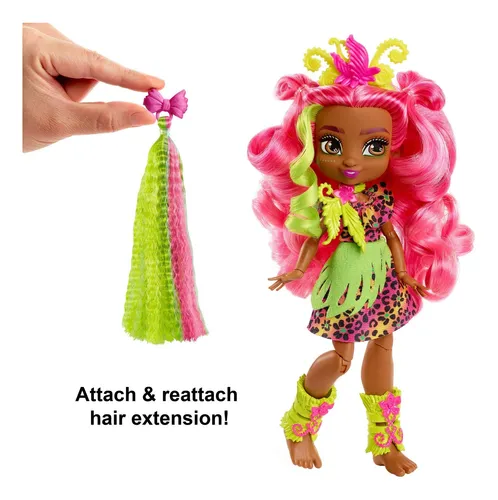 Mattel Cave Club Fernessa Doll (8-10 Pulgadas, Cabello Rosad