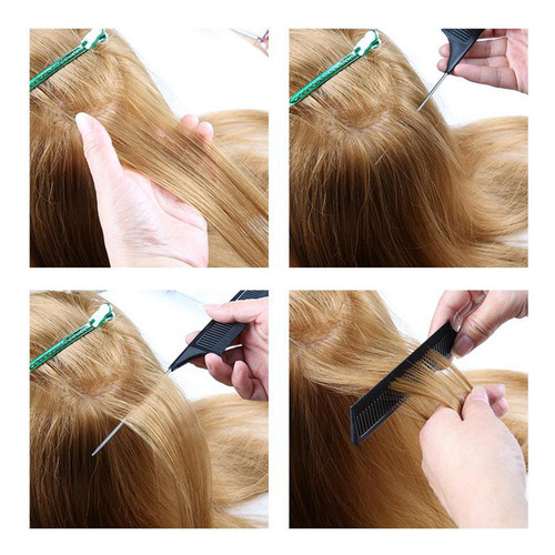 Peine De Pelo Cepillo De Peine Portátil Fino Para Cepillo