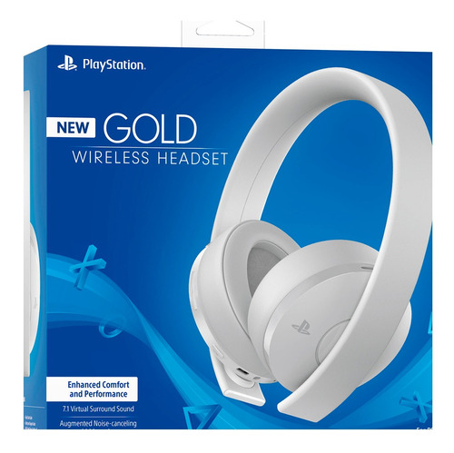 Auricular Headset Gold Wireless Sony Original 7,1 Ps4 Ps3 Wh