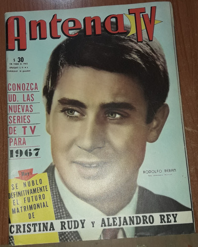 Revista Antena Tv N°1841  11 De Octubre De 1966