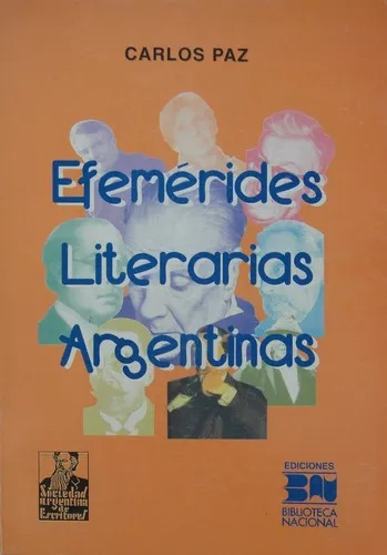 Efemerides Literarias Argentinas - Paz C (libro) - Nuevo