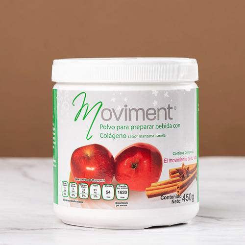 Colageno Hidrolizado bebida polvo 450g Manzana Canela Gnt