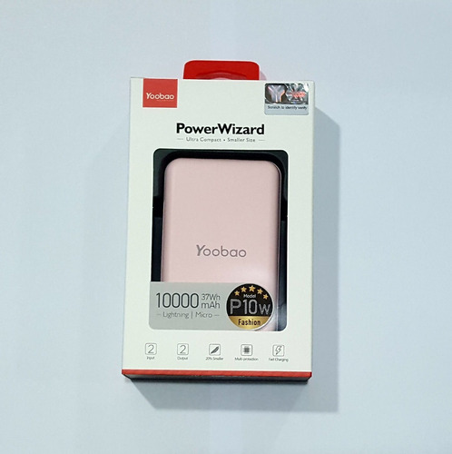 Power Bank Wizard 10000mah Carga Corriente Celular Tab