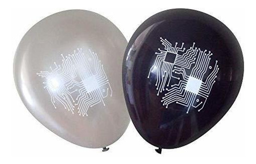 Computadora Circuito Globos Por Nerdy Palabras, 12 , Platead