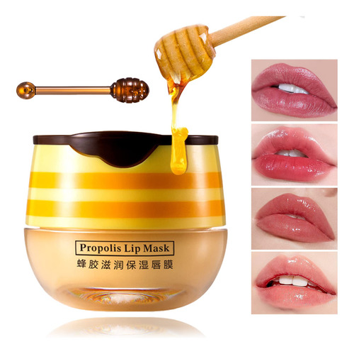 Blsamo Labial Bee Balm Honey Pot, Propleos Para Dormir, Exfo