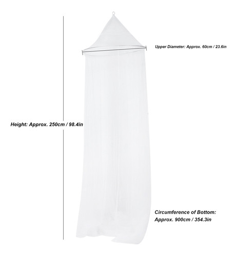 Roupa De Cama Com Dossel De Malha Redonda Com Rede Mosquitei