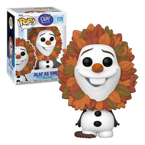 Funko Pop Olaf Como Simba #1179 Disney Frozen Olaf Presenta