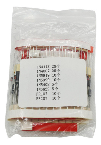 Kit Surtido De Diodos Schottky De 100 Piezas, Suministros