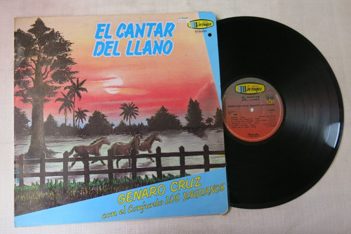 Vinyl Vinilo Lp Acetato Genaro Cruz El Cantar Del Llano 