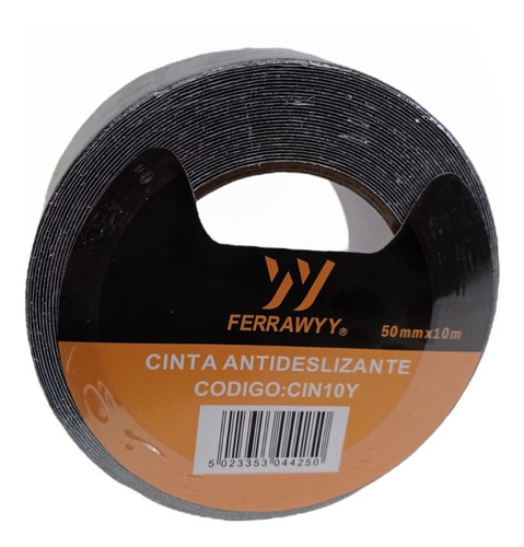 Imagen 4 de 10 de Rollo Cinta Antideslizante Adhesiva 2 PuLG Rollo X 10 Mts