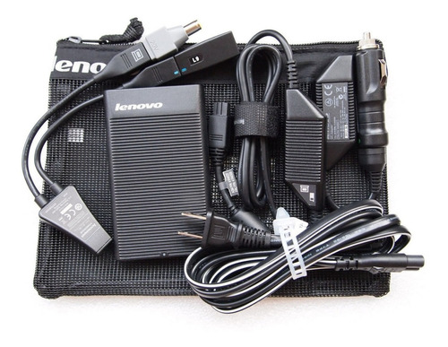 Cargador Lenovo Thinkpad + Combo Viajero 12v + Usb + Estuche