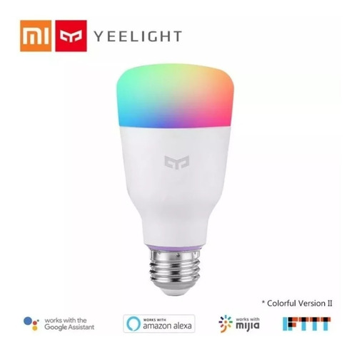 Lâmpada Xiaomi Yeelight E27 Wi-fi 2a Ger - Color Bivolt 10w