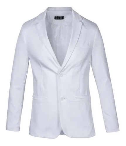 Saco De Vestir Hombre Blanco MercadoLibre