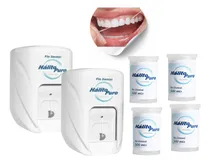 Comprar 2 Dispenser Branco Fio Dental + 4 Refil Dental 500m Banheiro